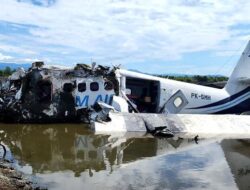 Kemenhub dan KNKT Selidiki Dalang Pesawat Jatuh di Gorontalo