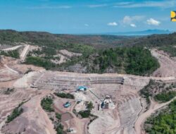 Progres Pembangunan Bendungan Mbay di NTT Capai 80,69%