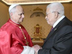 Paus Leo XIV Bertemu Pemimpin Negara Palestina Bahas Gaza